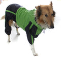 Green Quadra Paw Rain Coat
